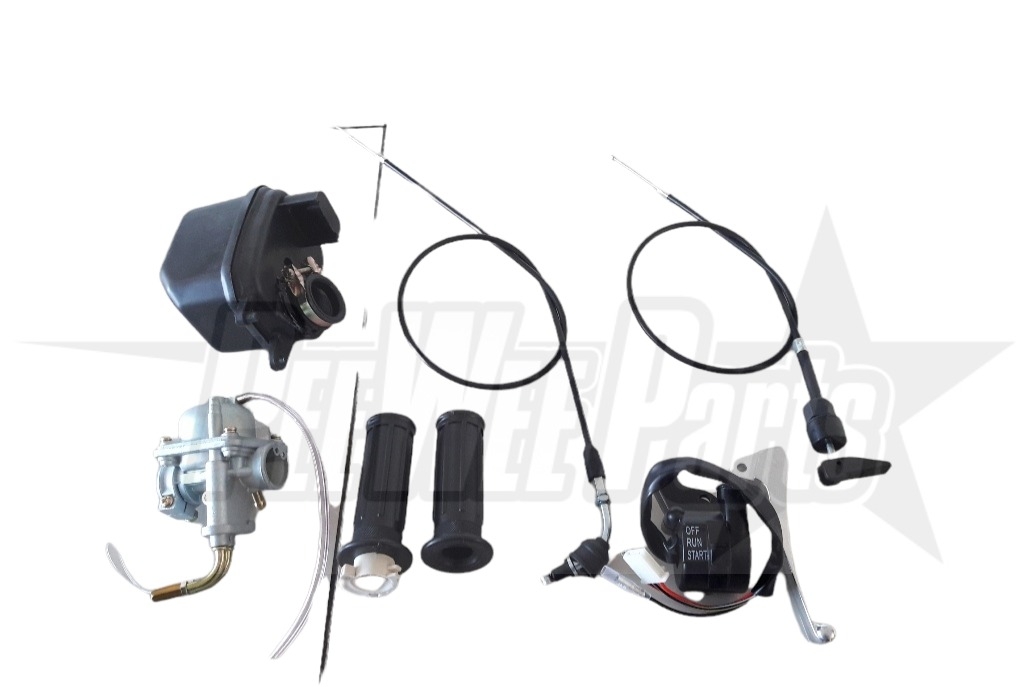 PW50 Induction System kit with Straight Throttle Cable-0