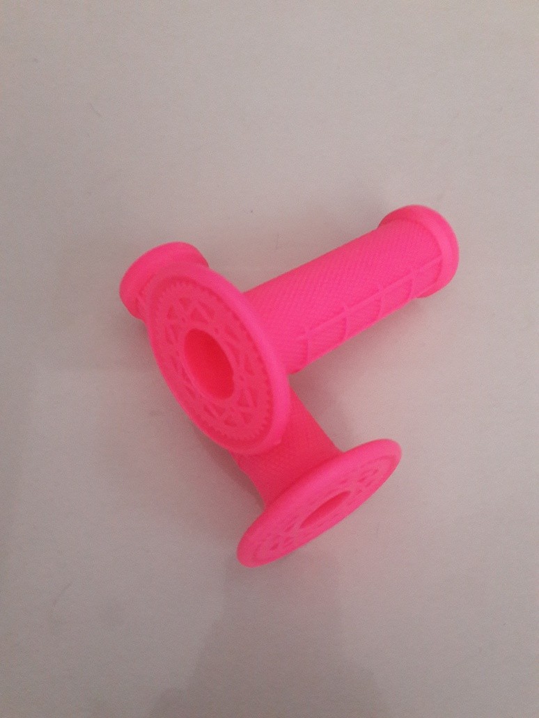 pw50 Grips- MX mini Pink Grips ODI NO Throttle tube-0
