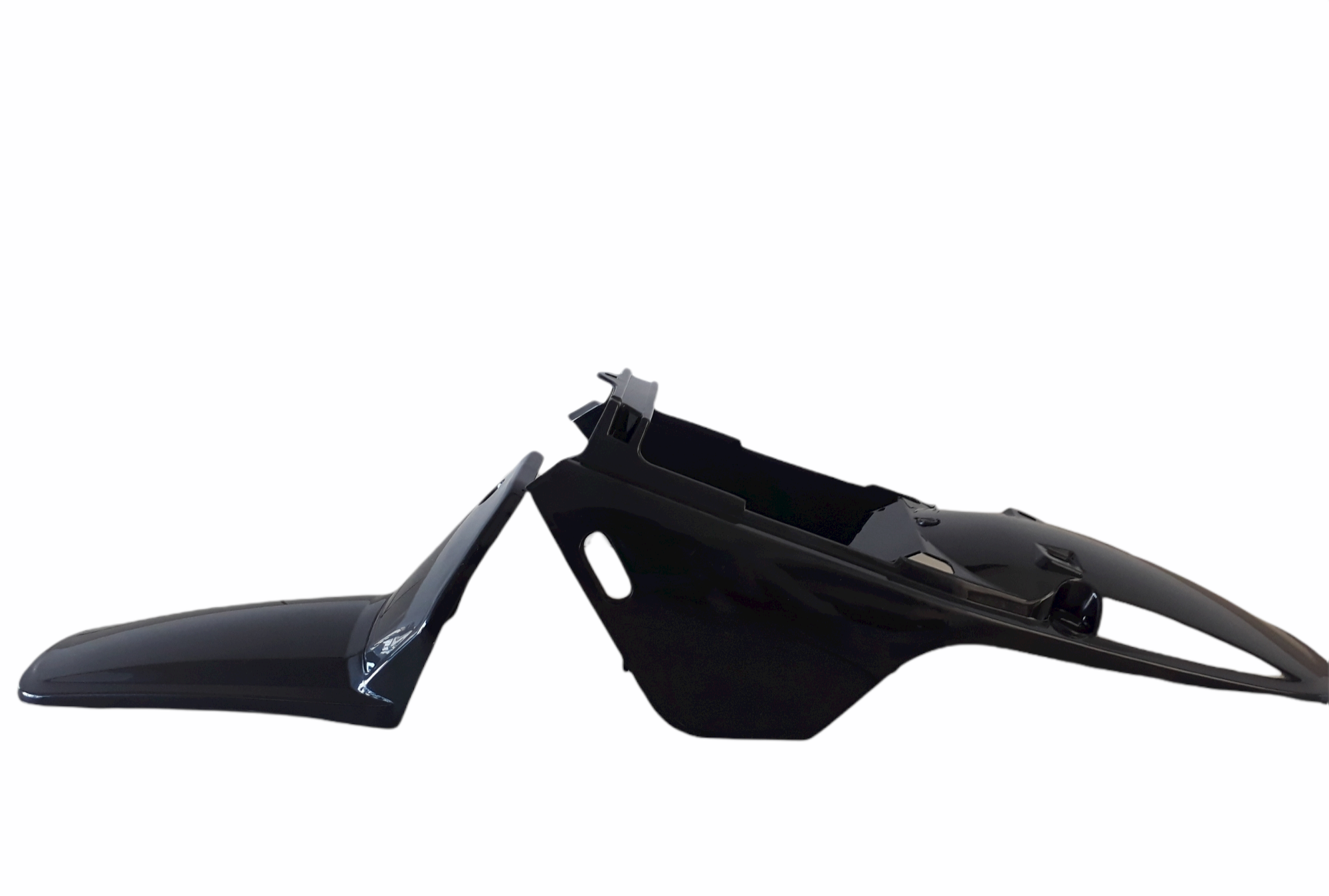PW80 Body work-Plastic kit , Front and rear mudguard only(NO tank NO seat)Black-0