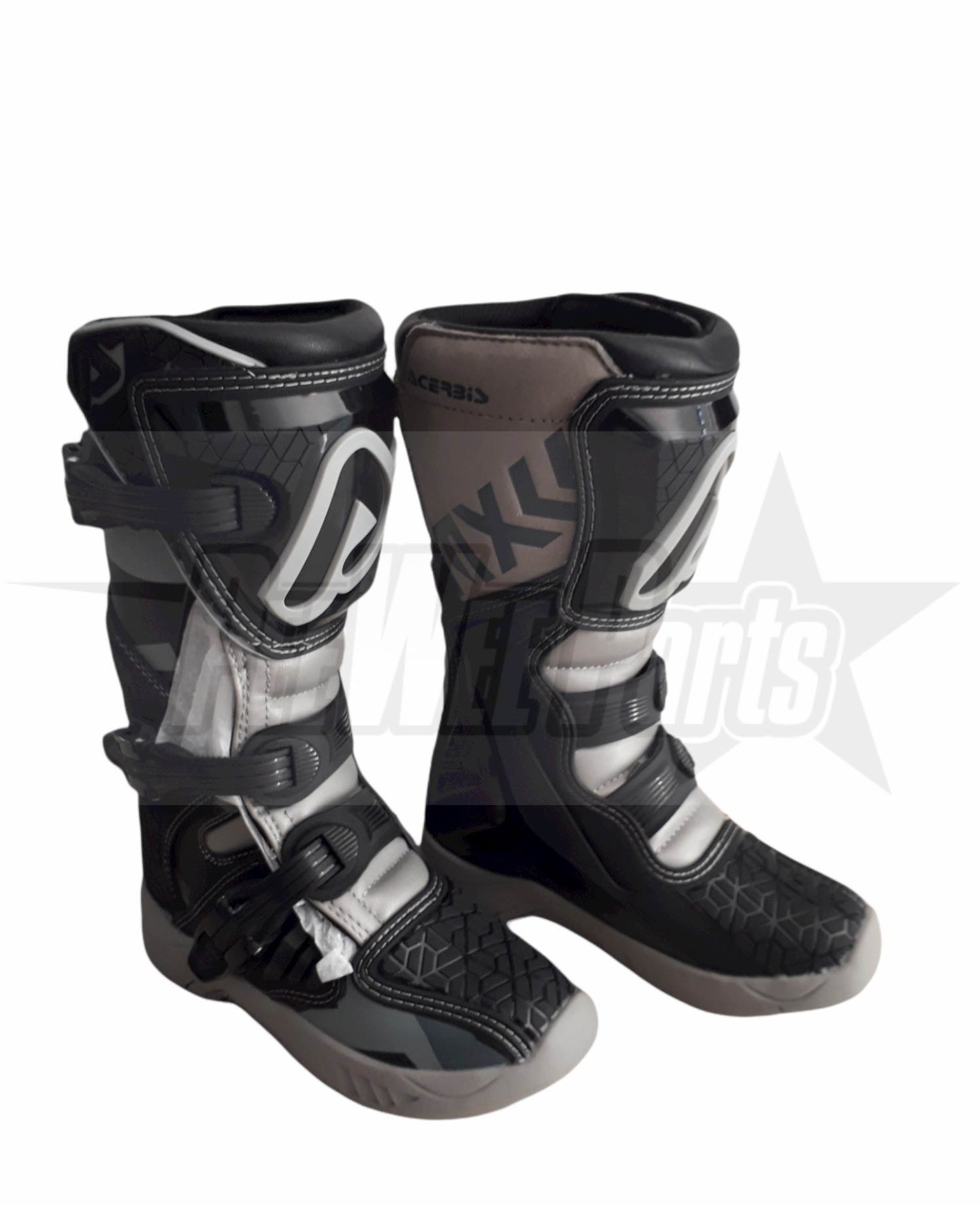 Kids Acerbis offroad boots Black/grey size 36(uk 3)-0