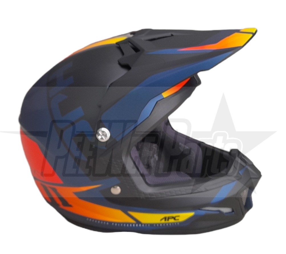 Youth HJC Helmet size Large Blue /Black/Red-0